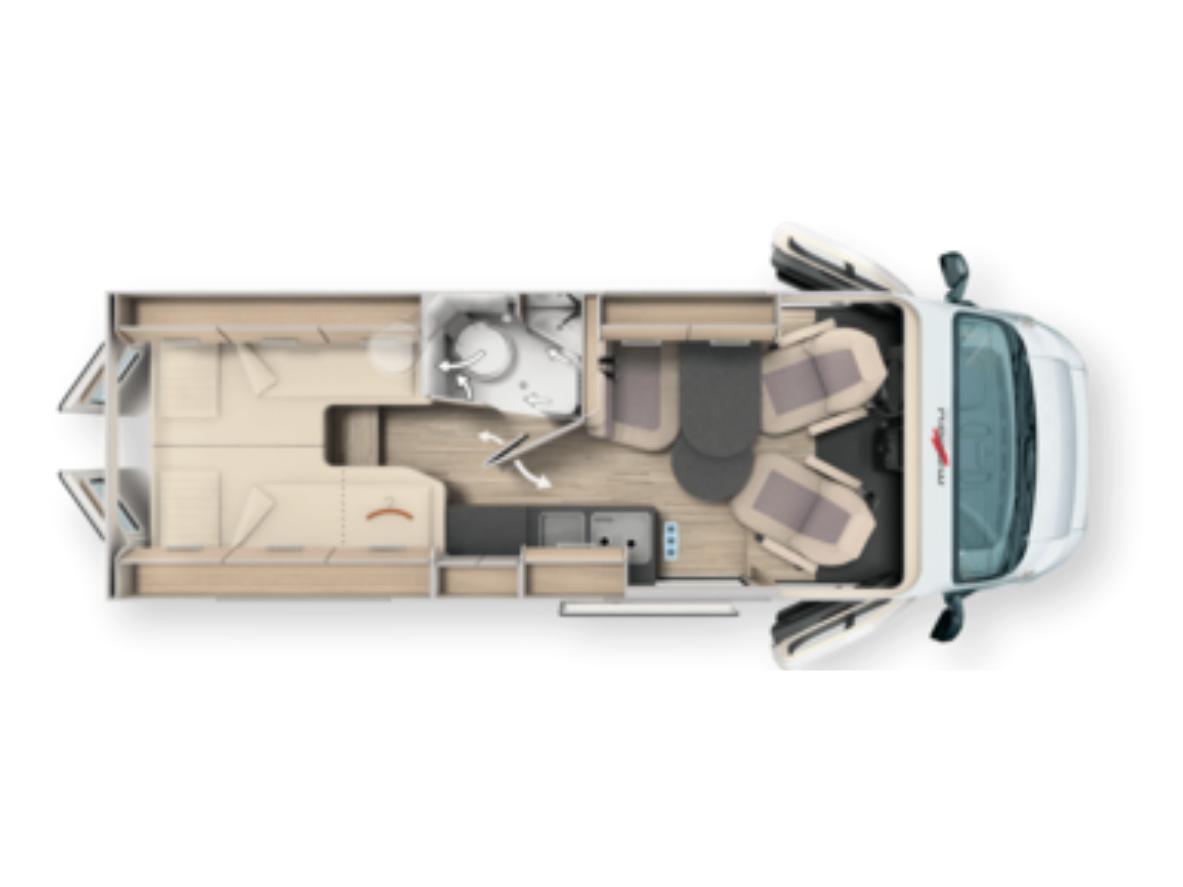 Malibu VAN First Class Two Rooms 640 LE RB GT skyview ACC+180 PS